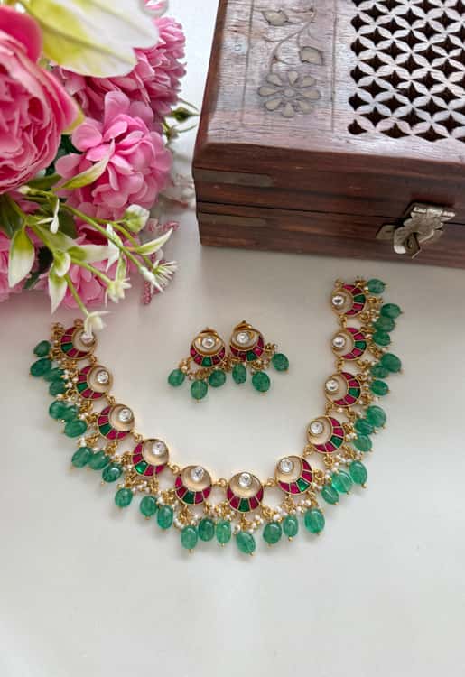 Lunelle jadau necklace set