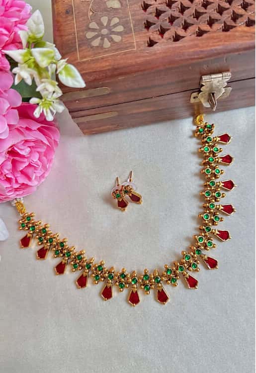 Mangalyam Necklace set Red